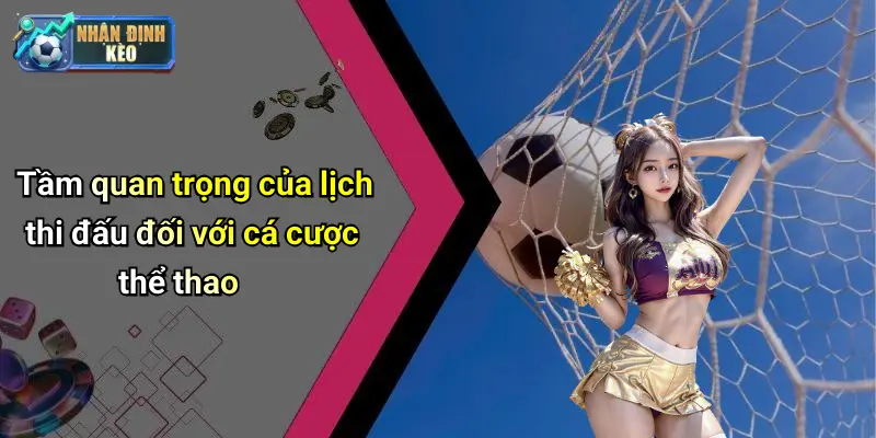 Tầm quan trọng của lịch thi đấu đối với cá cược thể thao