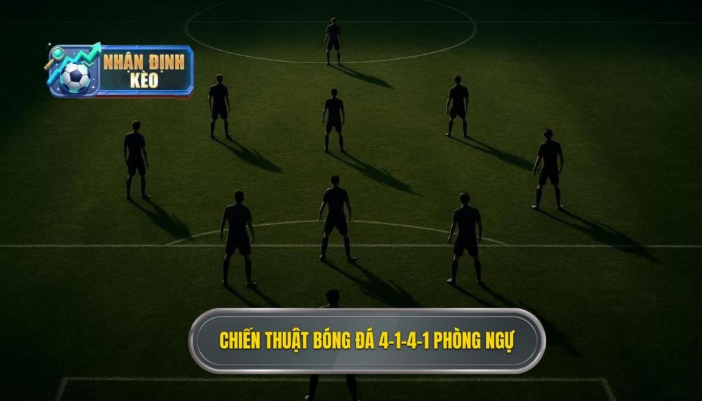 Chiến thuật bóng đá 4-1-4-1 phòng ngự