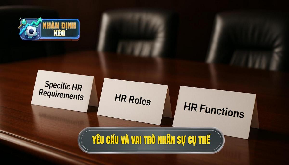 Yêu cầu về nhân sự và Vai trò cụ thể