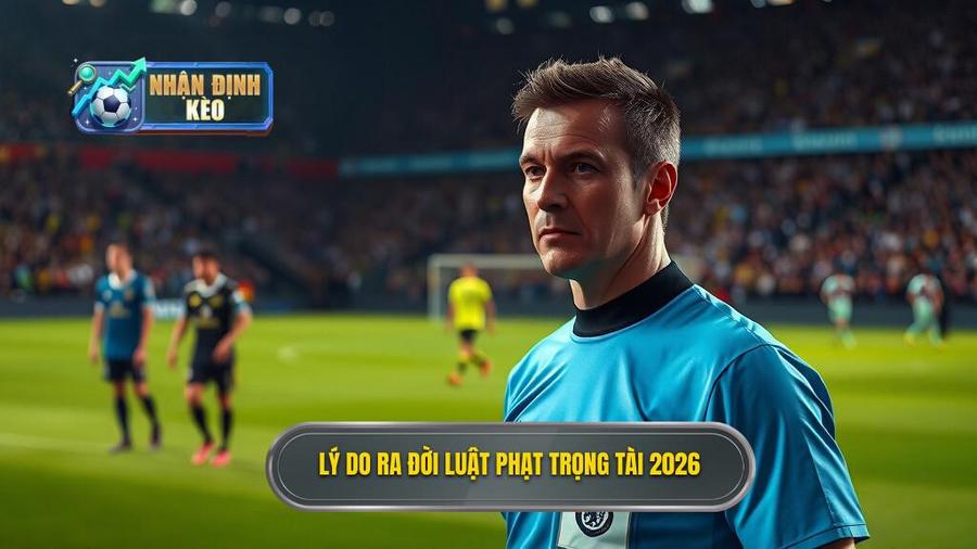 1. Lý do ra đời luật phạt trọng tài 2026