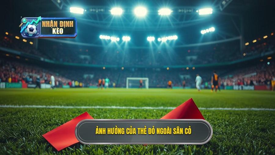 3. Ảnh hưởng của thẻ đỏ ngoài sân cỏ