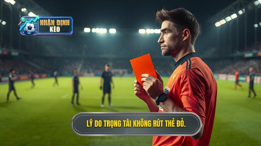 3. Lý do trọng tài không rút thẻ đỏ.