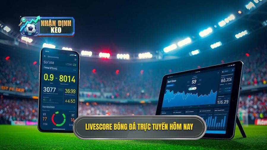 1. Livescore bóng đá trực tuyến hôm nay