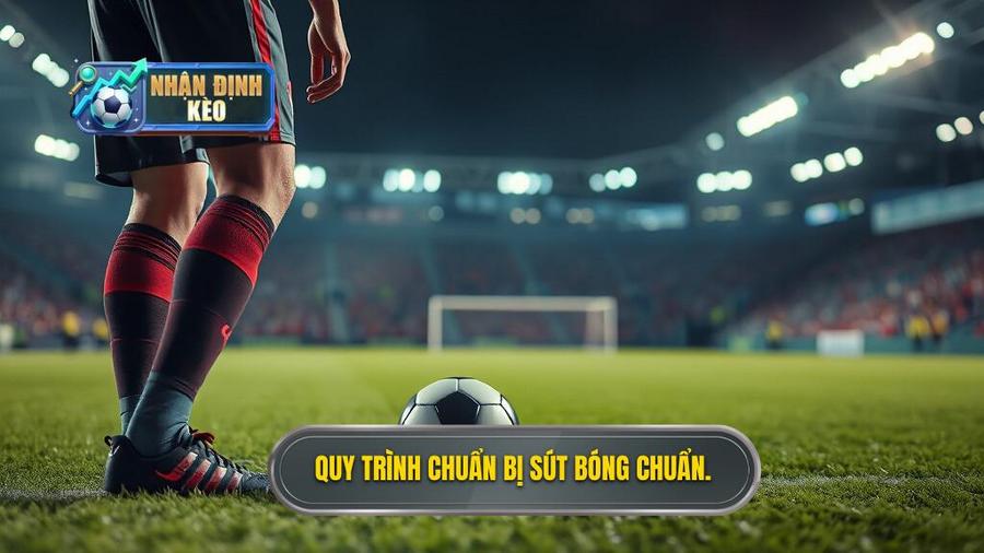 1. Quy trình chuẩn bị sút bóng chuẩn.