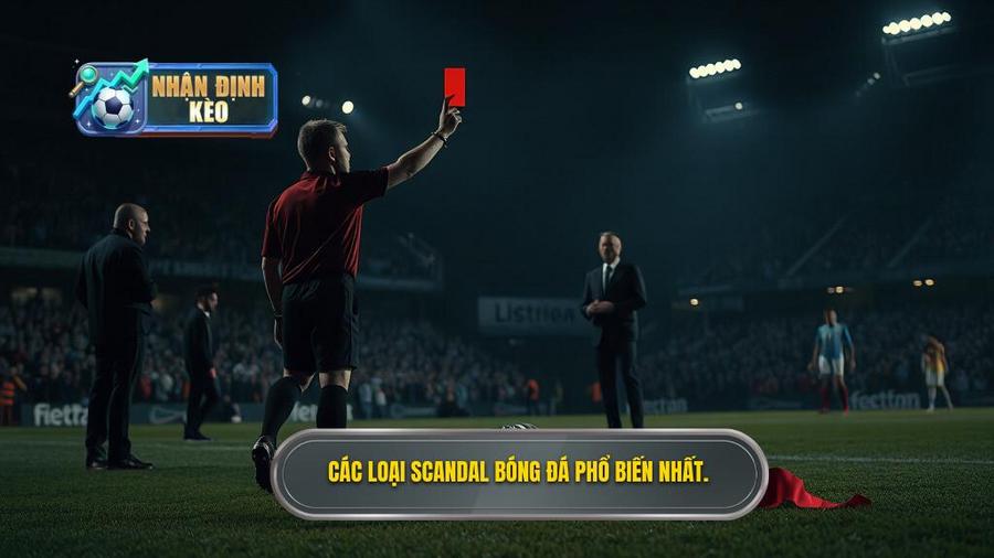2. Các loại scandal bóng đá phổ biến nhất.