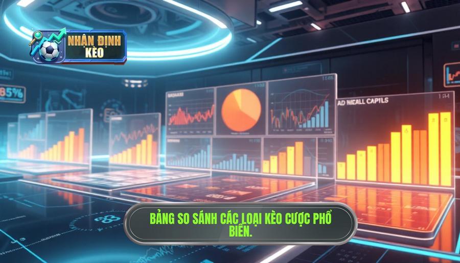 Bảng so sánh các loại kèo phổ biến và cách tiếp cận