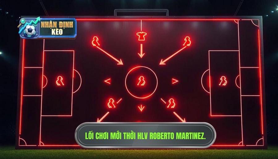 Sự chuyển dịch lối chơi dưới thời HLV Roberto Martinez