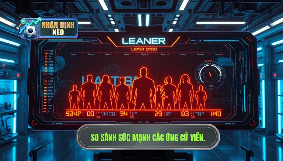 Bảng so sánh sức mạnh các ứng cử viên sáng giá